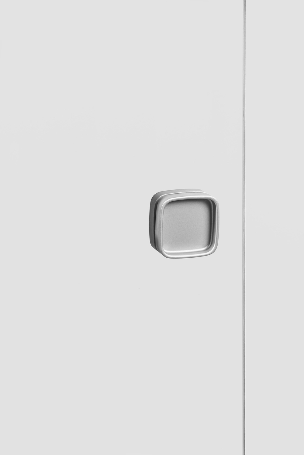 Klamka Szary z Mediolanu VERUM Cham do drzwi szklanych przesuwnych