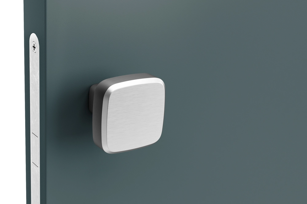 Gałka do drzwi Chrom satynowy (szczotkowany) VERUM Cham