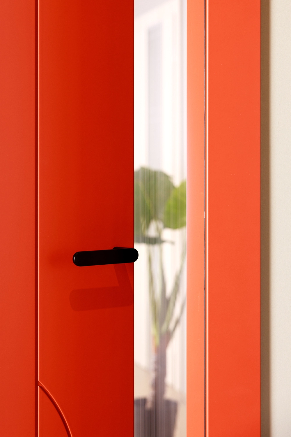 Klamka drzwiowa Czarny mat VERUM Pure