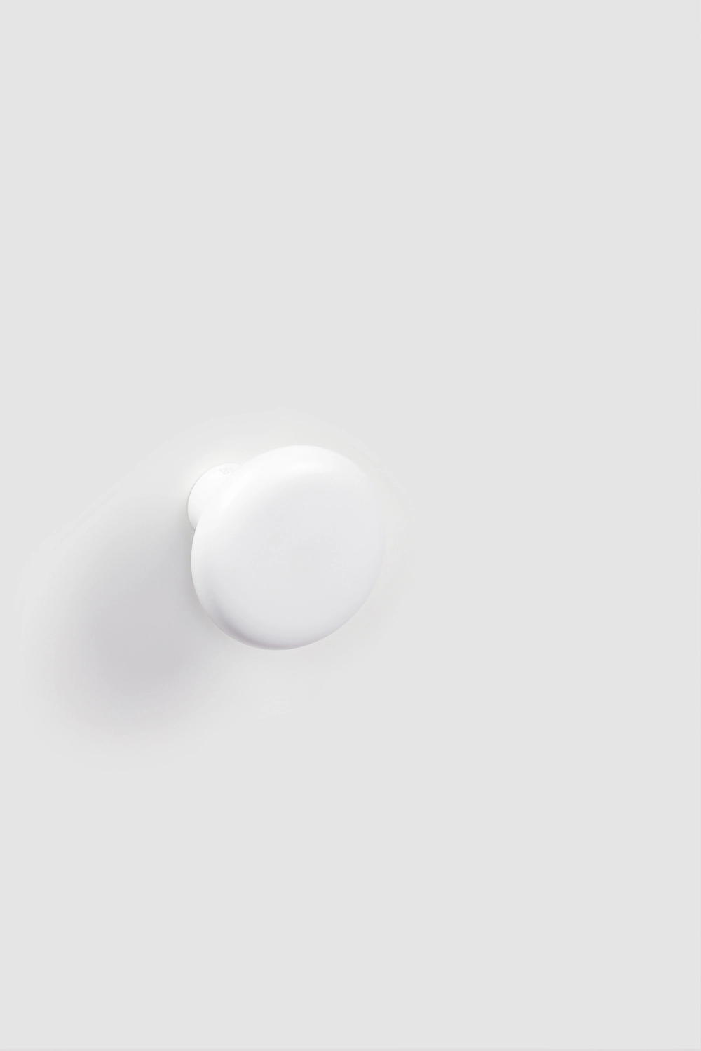 Gałka do drzwi Monviso Biała Soap