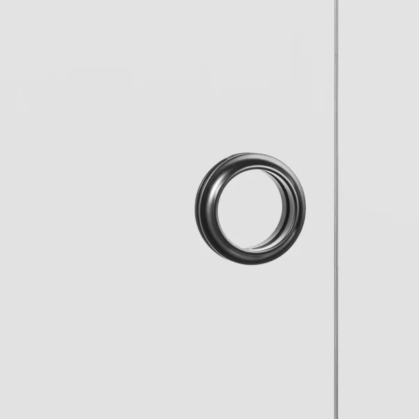 Klamka Etna Czarny VERUM Vulcano do drzwi szklanych przesuwnych