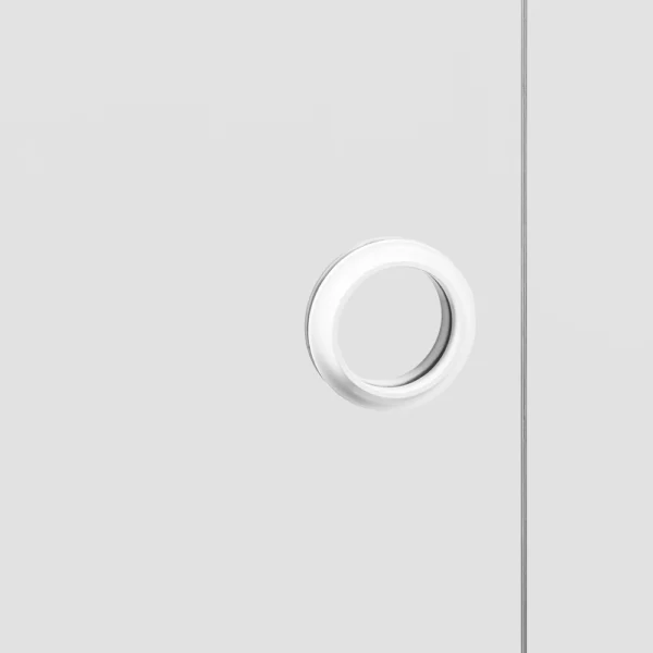 Klamka Monviso Biały VERUM Vulcano do drzwi przesuwnych szklanych