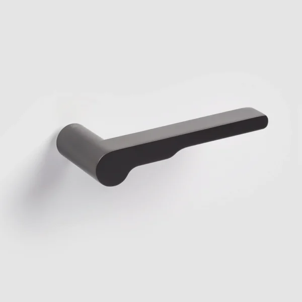 Klamka drzwiowa Etna Czarna VERUM Wind