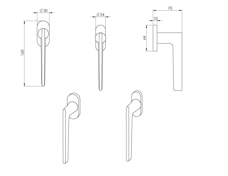 DK Mini Lieve Szary mat