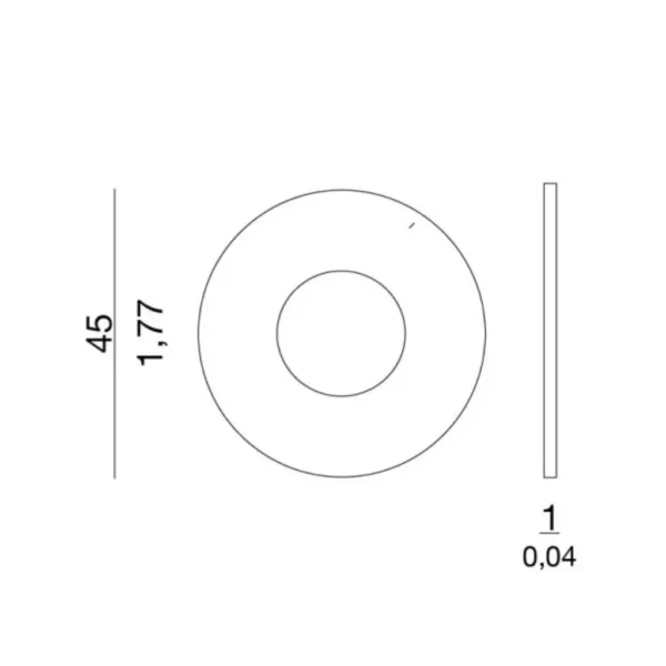 podkladke 45mm verum